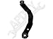 APDTY 632752 Suspension Lateral Arm w/Bushings; Rear Upper; Left or Right