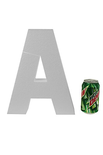 12" Inch Foam Letters for School Projects, Weddings, Birthdays, and Events (Letter A)