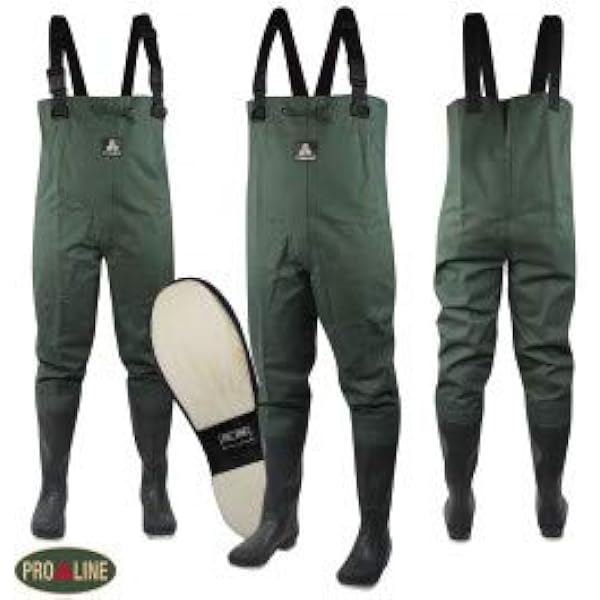 pro line canvas hip waders