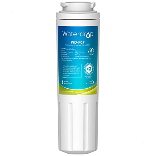 Waterdrop EDR4RXD1 Refrigerator Water Filter Compatible With EveryDrop Filter 4, Whirlpool