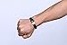 MPRAINBOW Men's Stainless Steel Carbon Fiber Free Mason 4 in 1 Magnetic Therapy Healing Masonic Bracelet Black