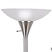 Catalina 17539-000 Modern Metal Uplight Floor Lamp with Reading Light and Glass Shades, 71