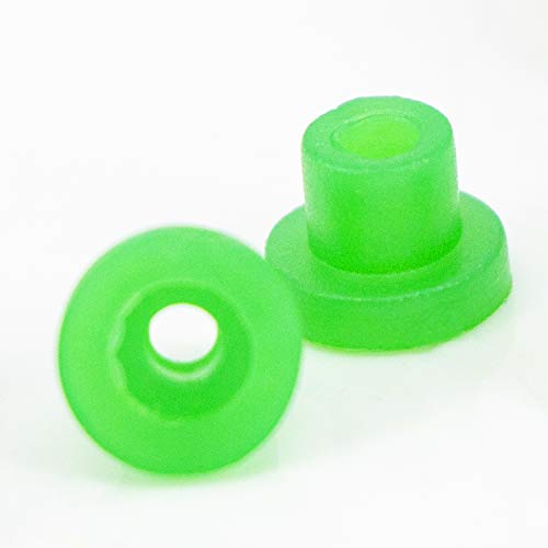 ITATOO 200pcs Soft Tattoo Grommets Rubber Tattoo Nipples for Tattoo Needles N201087 (Green)