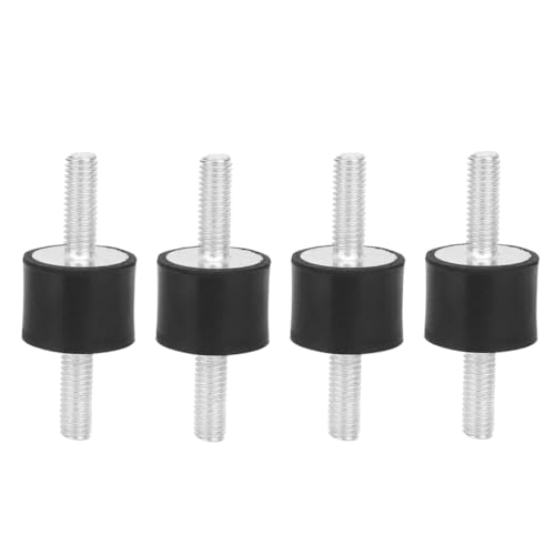 Eujgoov 4 Pieces Silentblock M6 Anti-Vibration Rubber Mounts for Car and Boat VV20x15 M6x18, Complete Set Without Noise