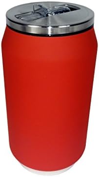 YOKO DESIGNCan Insulated Stainless Steel 13 cm Rouge Rubber Soft