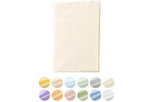 EMOOR Zip Cover for Japanese Futon Mattress PRESSO Full/Full XL Made in Japan 100% Cotton (Ivory), Zipper-Closure Tatami Floor Sleeping Mat Protector