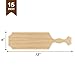Battife Sorority Paddle 15‘’ Inch Greek Fraternity Paddle Unfinished Wooden Pine - 100% Solid Wood Paddle [2Pack]