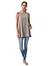 SIORO Womens Tunic Tops Sleeveless Casual Top Flowy Tank Loose Fit Swing T-Shirt Summer Solid