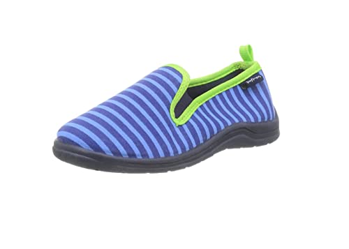 Playshoes Chaussons Chaussure de sport nautique Mixte Enfant, Boucles Bleues, 22/23 EU