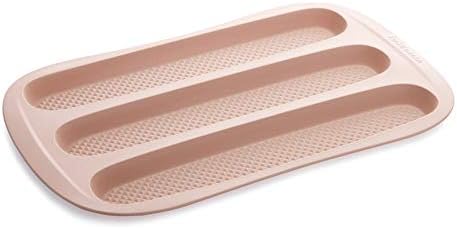Baking Mold Non-stick French Bread 3 Pattern Baguette Baking Pad Oven Home Bread Mold 21.534.51CM
