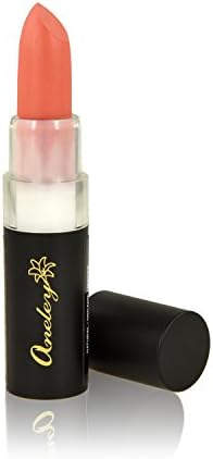 Aneley Cosmetics Vegan Lipstick Organic Natural Gluten Free Cruelty Free Moisturizing Nourishing balm Mineral Based lipstick Infused With Powerful Antioxidant Oils vibrant shades (Coral Kisses)