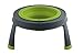 Dexas Popware for Pets Single Elevated Pet Feeder, Large, Gray/Green