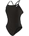 Nike Solid Poly Cut-Out Tank Swimsuit Black 30