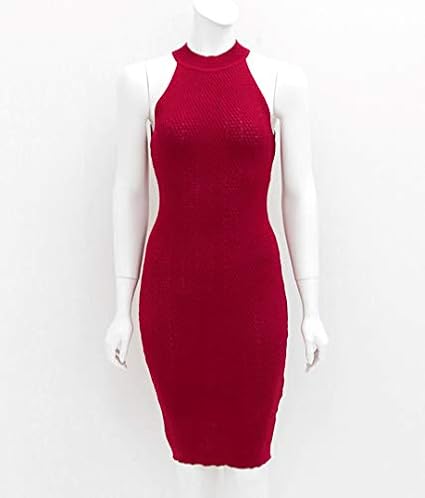 Amazon Anap アナップ アメリカンスリーブニットドレス レッド L ワンピース チュニック 通販