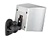 Mount-It! Speaker Wall Mount Full Motion Brackets for Surround Sound Satellite Ceiling and Bookshelf Speakers, 2 Mounts, Black