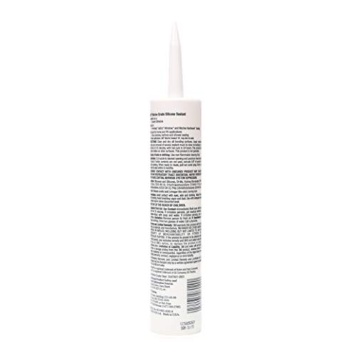 3M Marine Grade Silicone Sealant, Clear, PN08029, 304 mL Cartridge Pricepulse