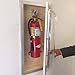 Fire Extinguisher Cabinet Bubble Cover Acrylic (6-3/4 x 21-1/2)