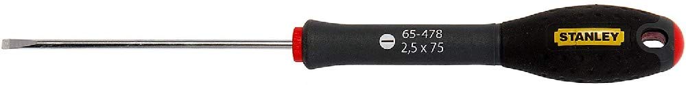 Stanley Fat Max Screwdriver Flared 2.5X75Mm-Black And Red