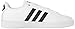 adidas Men's Cloudfoam Advantage Sneakers, White/Black/White, (10.5 M US)