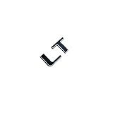 EMBLEM LT FOR CHEVROLET CARS CHROME WITH BLACK REPLACEMENT