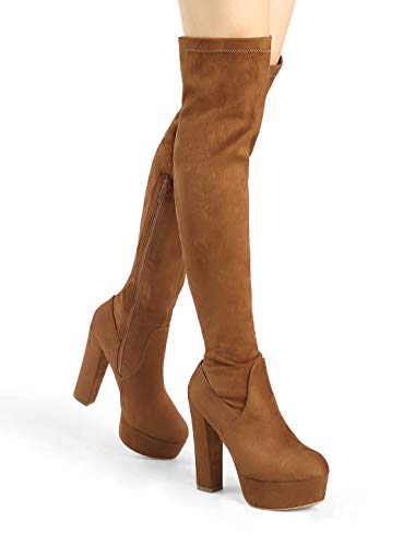 Allegra-K-Womens-Platform-Block-Heel-Over-Knee-High-Boots