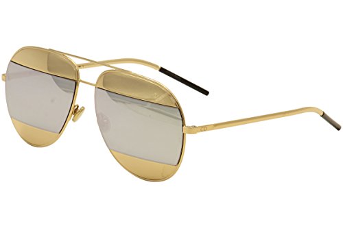 Dior 0 rose gold diorsplit1 aviator sunglasses lens cat…