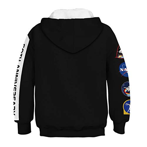 Ainuno Nasa Hoodie for Boys Kids Girls Juniors, Hooded Sweatshirts