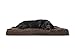 Furhaven Orthopedic Dog Bed for Large Dogs w/ Removable Washable Cover, For Dogs Up to 95 lbs - Ultra Plush Faux Fur & Suede Mattress - Chocolate, Jumbo/XL