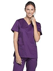 Scrubs for Women Workwear Core Stretch V-Neck