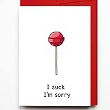 Saucy Bee Press Funny Apology Card, I’m Sorry