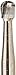 QUALITEOperative Carbide Burs FG6 (1.8 mm head size), Friction Grip Shank, Round, Made in Canada (Pack of 10)
