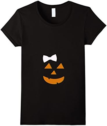 Womens Baby Girl Maternity Pregnancy Pumpkin belly Halloween Shirt XL Black