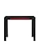 Novogratz Ameriwood Home Parsons Desk with Drawer, Black/Red