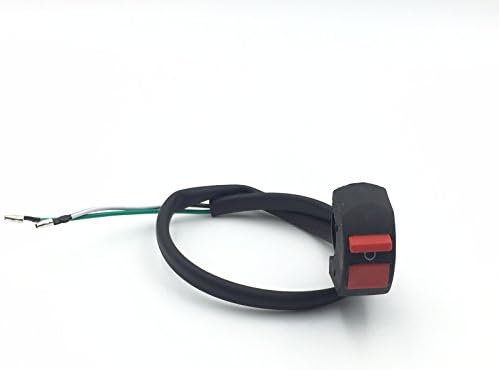 SEMT- Motorcycle Black Red Kill ON-OFF Switch Compatible With ATV Motorcycle Scooter Dirt Bike 7/8" 22mm Handle Bar Suzuki Kawasaki Harley Ducati Aprilia Vesp BMW [B074MJS5R8]