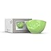 FIFTYEIGHT PRODUCTS TASSEN Porcelain Bowl, Happy Face Edition, 16 oz. Light Green, (Single Bowl) for Serving Cereal, Soup