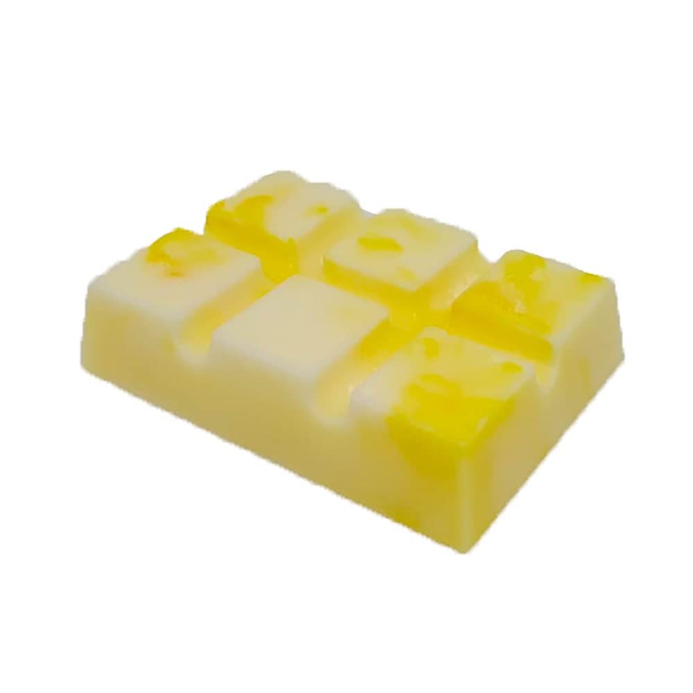 Sherbet Lemon Highly Scented Luxury Eco Wax Melt Snap Bars | Long Lasting, Suitable For Vegans, Eco Packaging | Free from Soy, Palm & Cruelty Free