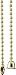 GE Pull-Chain Extension, 36-Inch, Brass Finish 54213 primary
