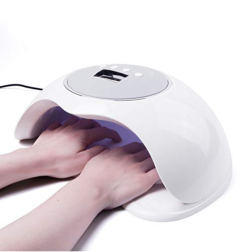 Nail Dryer 72W UV LED Nail Lamp [Big Size] [Quick-drying]with 4 Timers Professional Nail Art Tools Accessories - Thumbnail 2