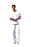 Cherokee Uniforms Authentic Workwear Unisex Scrub Set (White, XL)