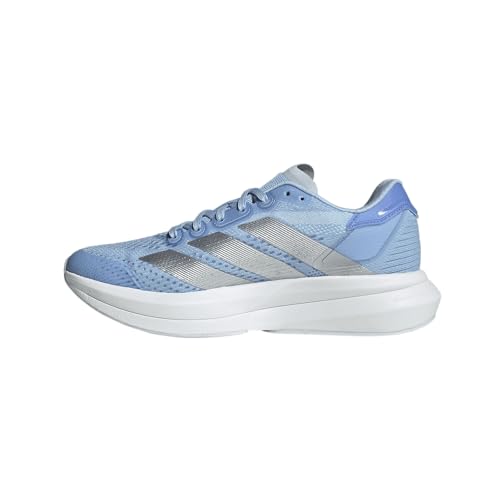 Adidas Donna Duramo Speed 2 Running Shoes, Glow Blue/Silver Metallic/Blue Fusion, 45 1/3 EU