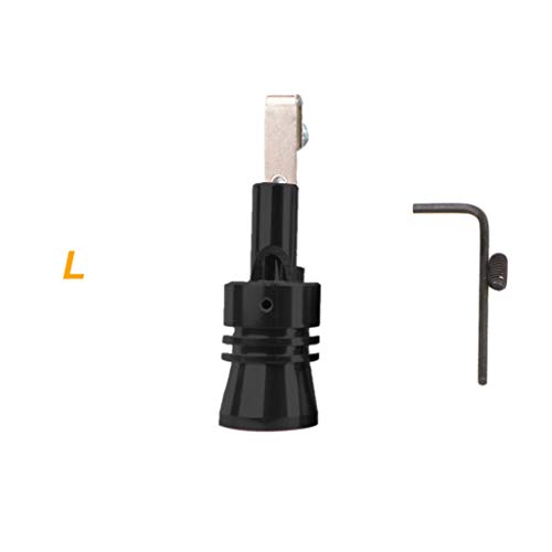 Weite Universal Car Tailpipe Turbo Sound Whistle with Tool | Exhaust Muffler Pipe Whistle Blow Off Valve BOV Simulator | Automotive Replacement Exhaust Mufflers Sound Maker Tip (Back, L)