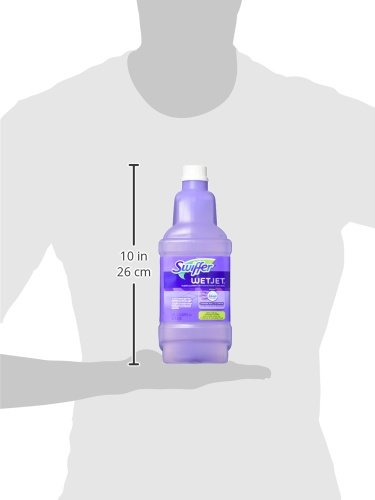 SWIFFER WETJET MULTI-PURPOSE AND HARDWOOD LIQUID FLOOR CLEANER SOLUTION REFILL, LAVENDER VANILLA & COMFORT, 42.2 FL OZ