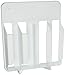 Rubbermaid Cabinet Door Mounted Kitchen Wrap and Bag Organizer Storage Rack (FG2310RDWHT)
