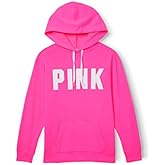 Victoria's Secret Women's PINK Logo Campus Hoodie Sweatshirt (XS-XXL)