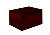 Chateau Urns - Society Collection - Large - Adult Cremation Urn - Pet Cremation Urn - Memorial Box for Ashes - Cherry Finish
