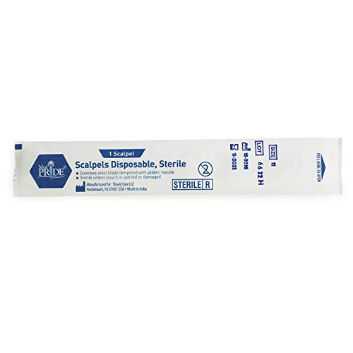 5 Medpride+Disposable+Stainless+Steel+Individual+Dermaplaining