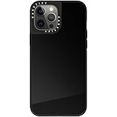 CASETiFY Mirror iPhone 12 Pro Max Case [Reflective / 4.9ft Drop Protection/Compatible with Magsafe] - Black On Black