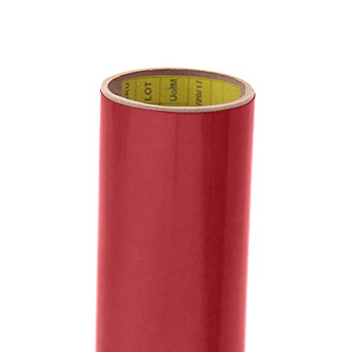 Siser Easyweed Red Heat Transfer Craft Vinyl 3 Feet x 15 Inches Roll Including Vinyl Weeding