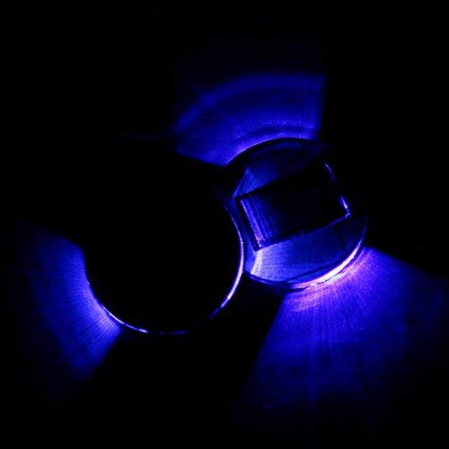 Best Quality - Drinks Holders - Hot Sale 1 Pair Solar Energy Cup Holder Bottom Pad Mat Bottle Drinks LED Light Built-in Vibration&Light Sensor for Universal Car - by VietFA - 1 PCs