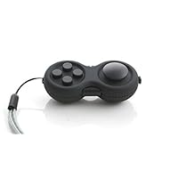 WeFidget Fidget Pad - 9 Fidget Features, Perfect For Skin Pickers, ADD, ADHD, Anxiety and Stress Relief, Black Edition